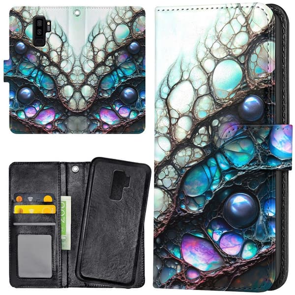 Samsung Galaxy S9 Plus - Lommebok Deksel Psychedelic