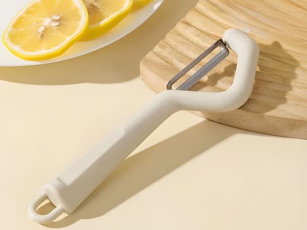 Grøntsagsskræller dobbeltblad ergonomisk