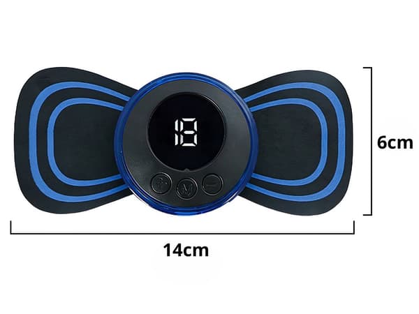 EMS-minimassager - Til mave, nakke, 19 niveauer