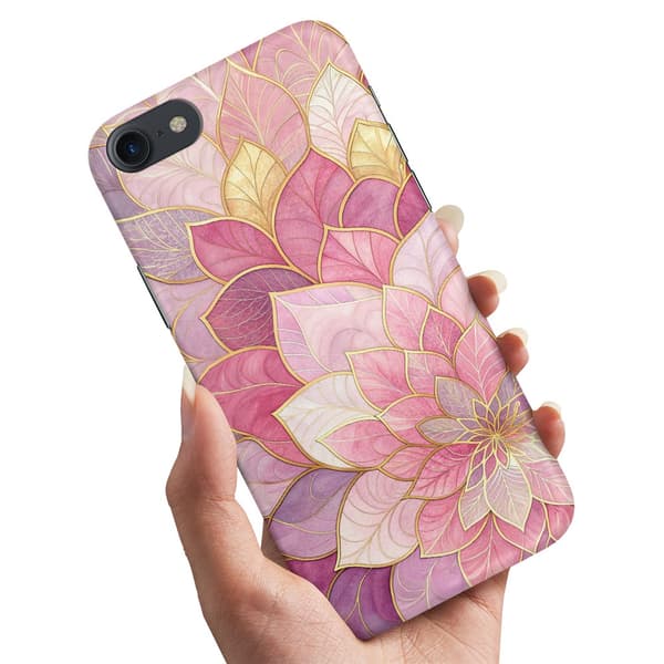 Deksel / Mobildeksel til iPhone 5 / 5S / SE - Flower