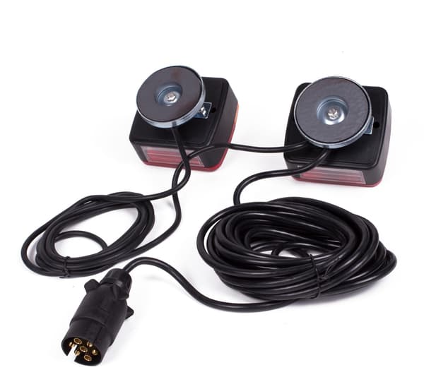 Magnetiske lamper 2,5 + 7,5 m kabel