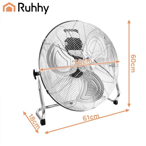 Gulvventilator / Ventilator - 50 cm - 130W