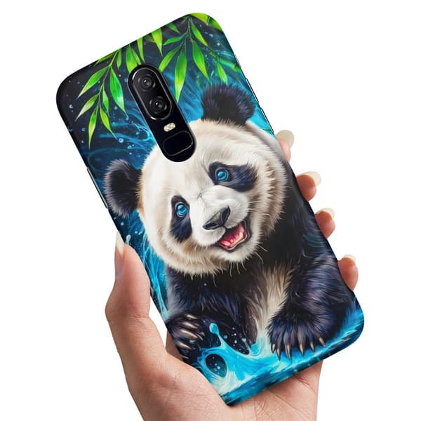 Cover / Mobilcover til OnePlus 7 Pro - Panda
