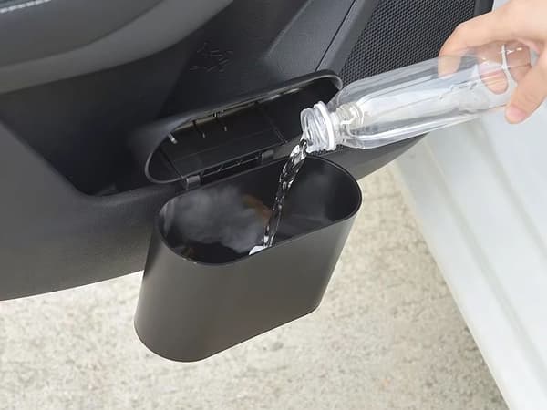 Bilpapperskorg mini - Dörrhängd med fällbart lock