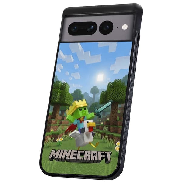 Google Pixel 7 Pro - Deksel/Mobildeksel Minecraft