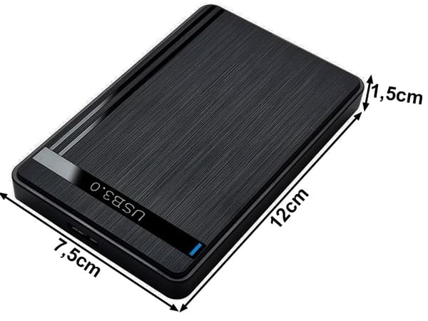 Harddisk kabinet 2.5” - USB 3.0 SATA-adapter