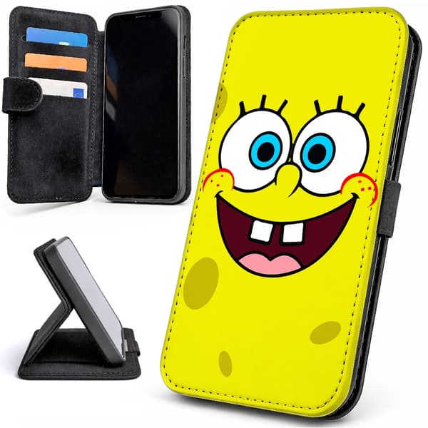 Lommebok Deksel / Mobildeksel til iPhone 13 - Svampebob