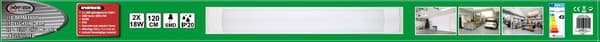 LED-valaisin 36W 120 cm