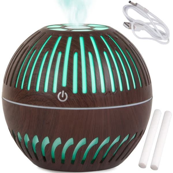 Luftfugter aromaterapi diffusor led natlys rgb