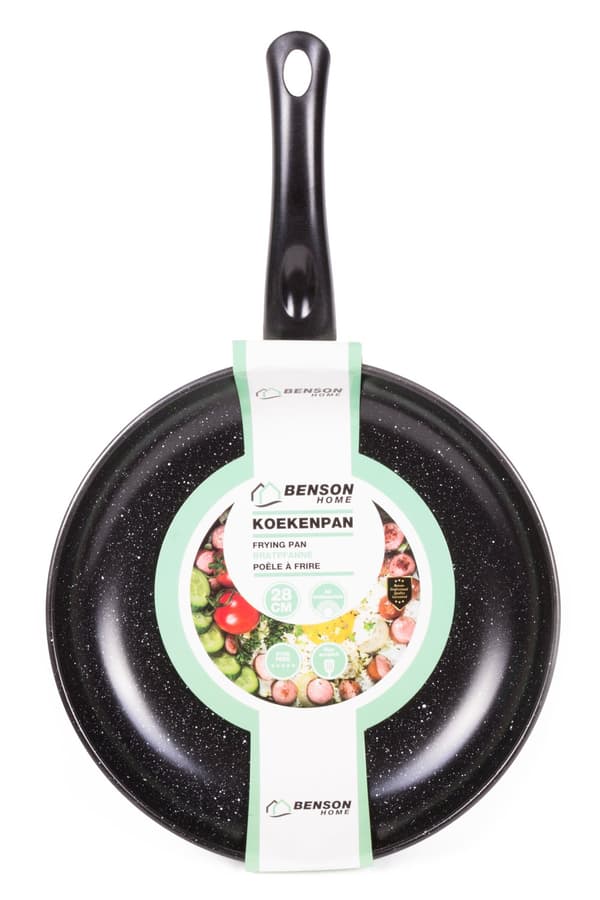 Stekepanne 28 cm marmor non-stick