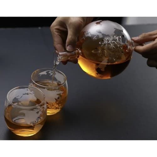 Glob Karaff Set - Whiskeyglas & Whiskystenar - Whiskey