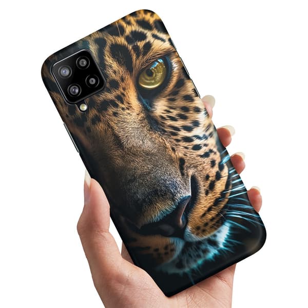 Deksel / Mobildeksel til Samsung Galaxy A12 - Leopard
