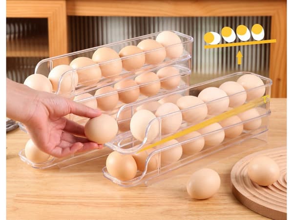 Äggförvaring 14-st - Kylskåpslåda med lock