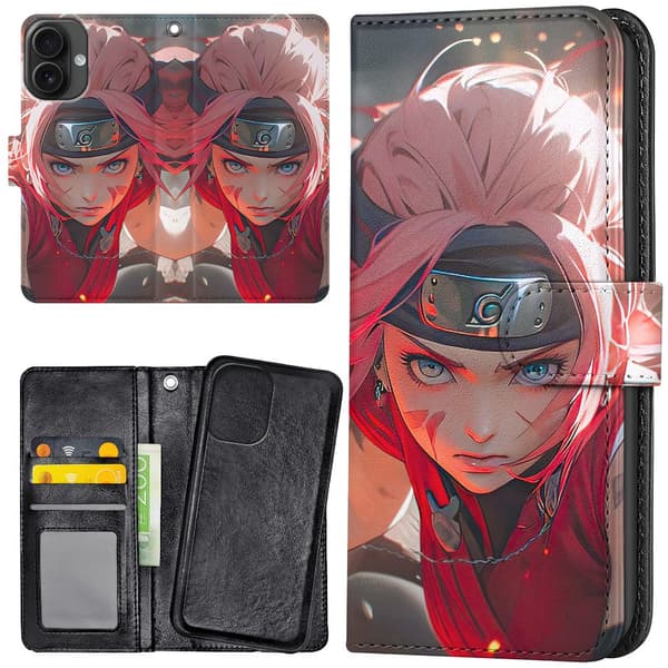 iPhone 16 Plus - Lompakkokotelo/Kuoret Sakura Naruto