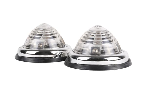 Sidelys krom hvit 70 mm 2 stk E9