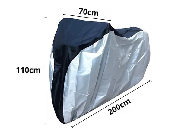 Sykkelbeskyttelse 200 × 110 cm - Vanntett beskyttelse