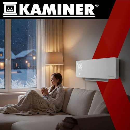 Fläktkonvektor / Vägghängt Element - 2000W - White