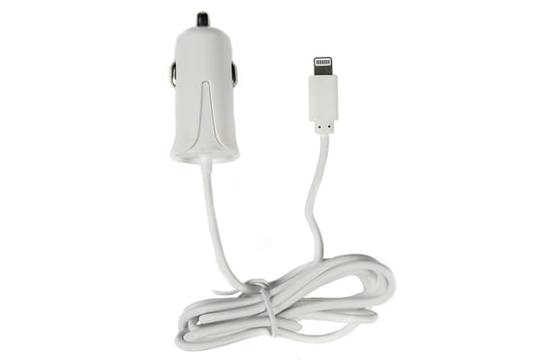 Biloplader Lightning-kabel 1,2 m 12-24 V