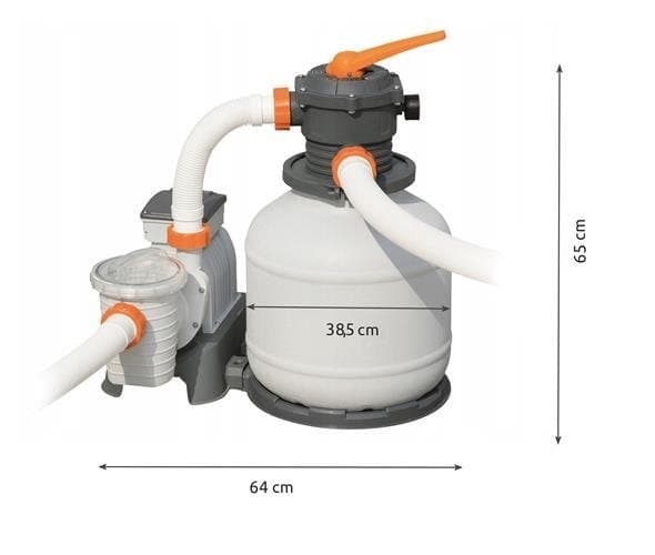 Sandfilterpumpe til pool - 11355L/t