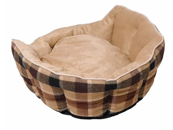Hundeseng myk fluffy liten medium