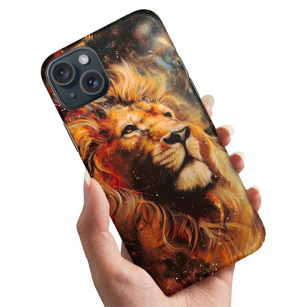 Deksel / Mobildeksel til iPhone 15 - Lion