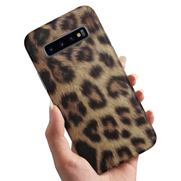 Deksel / Mobildeksel til Samsung Galaxy S10e - Leopard