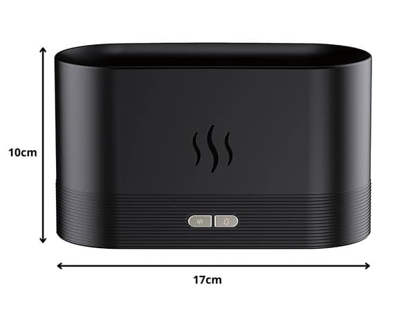 Luftfugter LED - USB-diffuser med pejs-effekt
