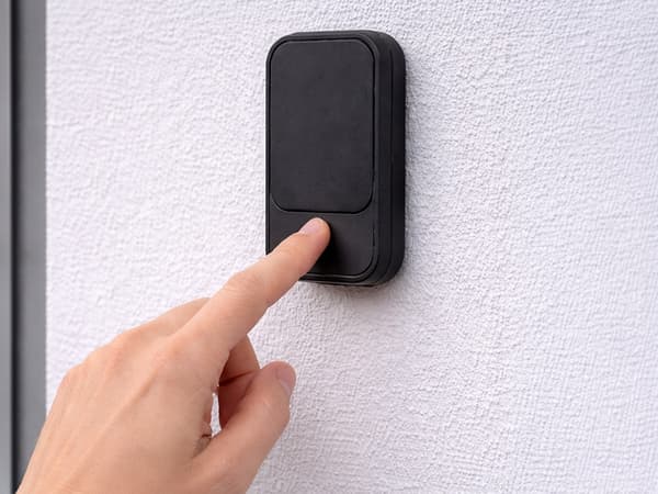 Trådlös dörrklocka kinetisk LED 130 m