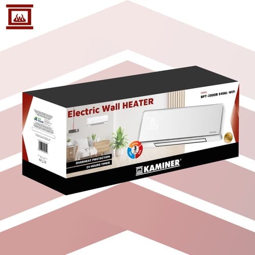 Fläktkonvektor / Vägghängt Element - 2000W - White