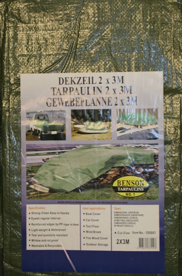Pressu 2 x 3 m vihreä