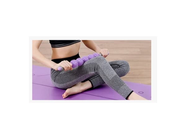 Massagerulle til Helkropsmassage med 5 Roterende Massagebolde
