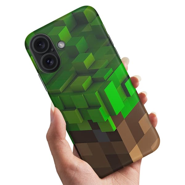 Deksel / Mobildeksel til iPhone 16 Plus - Minecraft