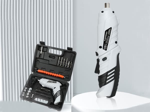 Skrutrekker mini - 45 deler med bits og USB-lading