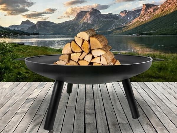 Hängande Grill och Eldstad för Öppen Eld - 58 cm