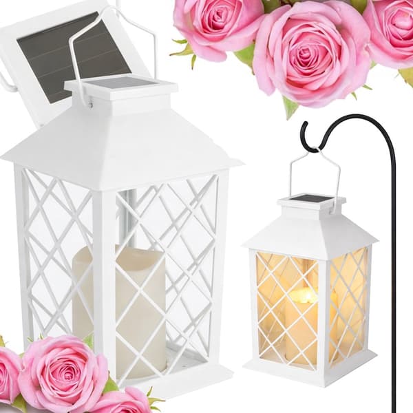 LED lykta dekorativ solcell