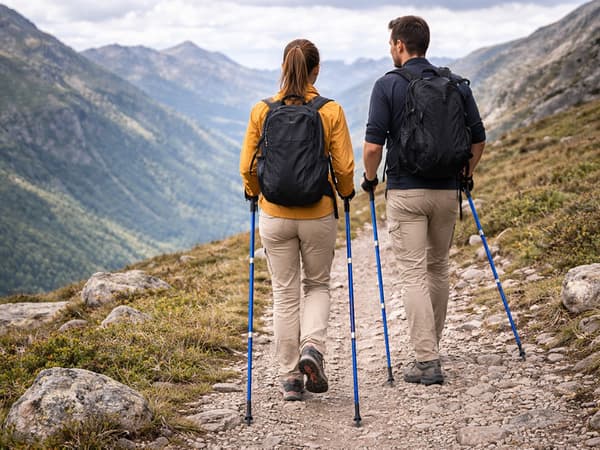 Gåstaver nordic walking sett