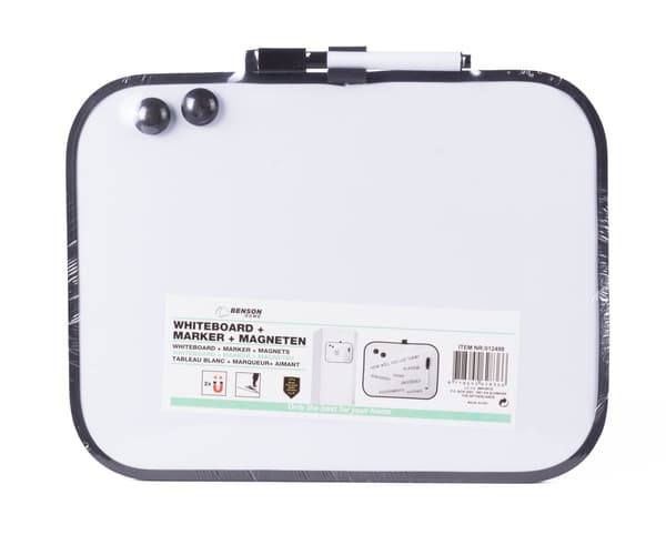 Whiteboard med penn og magneter