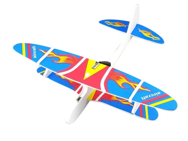 Polystyren flygplan flygande skum usb led glider dart motor