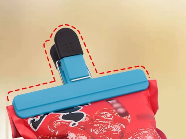 Poseklemmer 6-pak - Farvede clips til madposer
