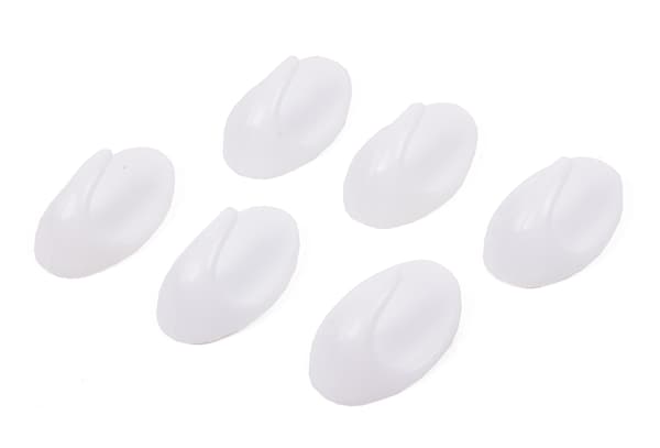 Handdukshakar 6-pack små vita