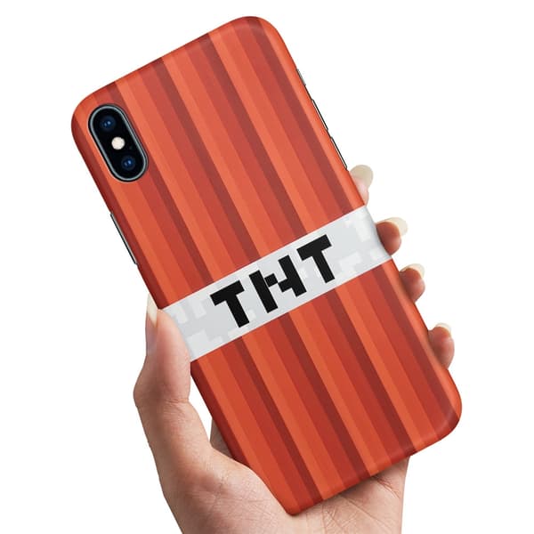 Deksel / Mobildeksel til iPhone X / XS - Minecraft TNT