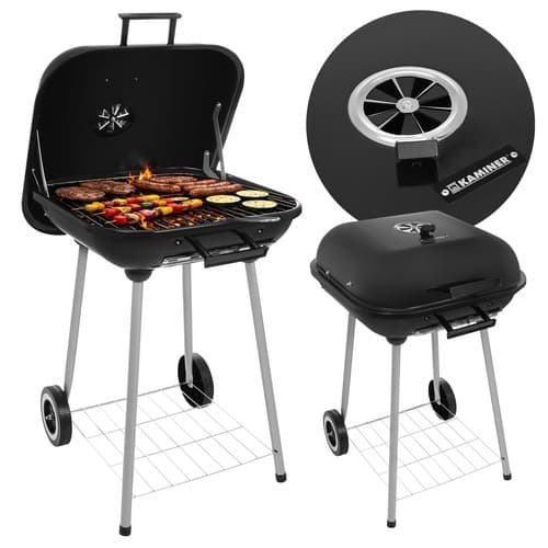 Grill / Kulgrill med tilbehør - 53x77x46cm