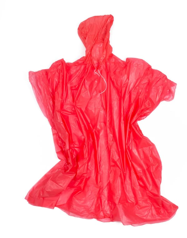 Regnponcho lett blanding