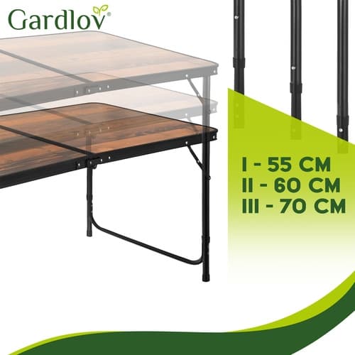 Sammenleggbart Bord med Stoler - Campingbord