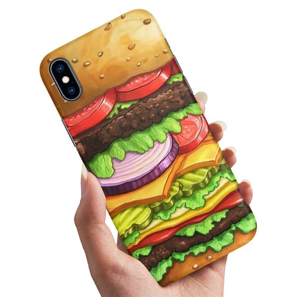 Deksel / Mobildeksel til iPhone X / XS - Hamburger