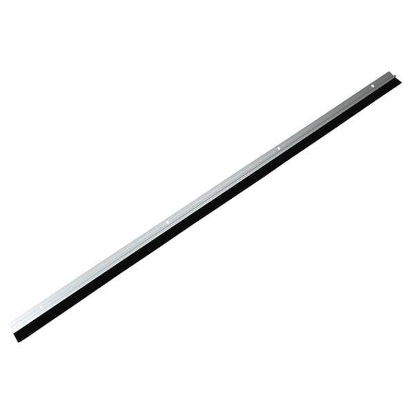 Tetningslist børste 100 cm aluminium sølv