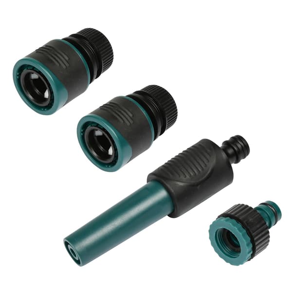 Vannkoblingssett 1/2\" 4 stk soft grip