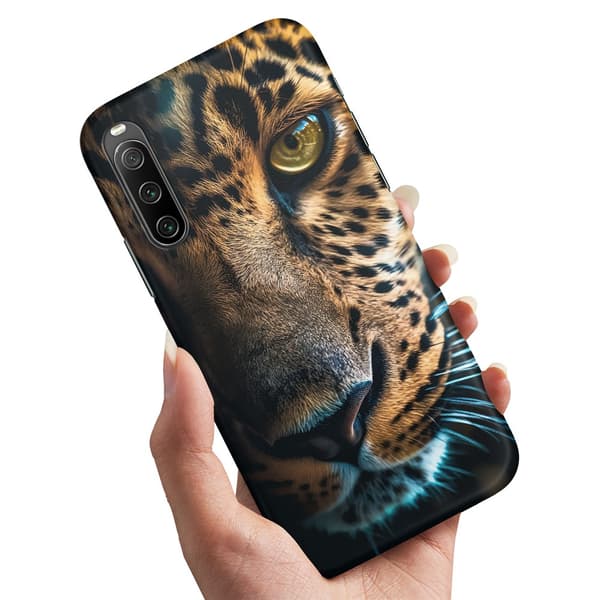 Deksel / Mobildeksel til Sony Xperia 10 IV - Leopard
