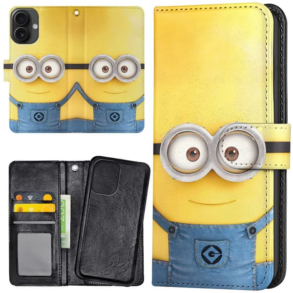 iPhone 16 - Lommebok Deksel Minions