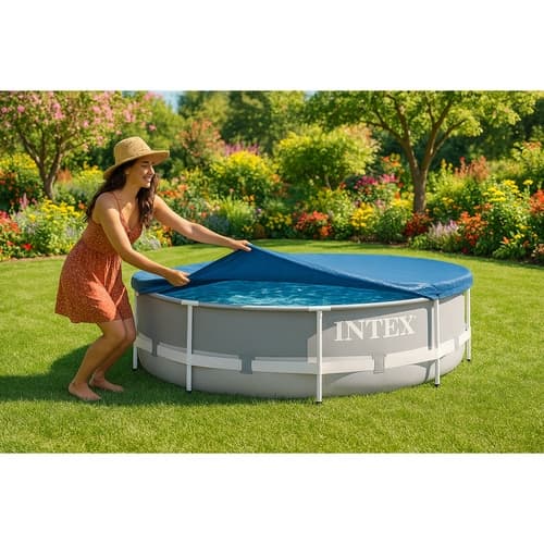 Poolöverdrag / Poolskydd - 305 cm - Skydd till pool